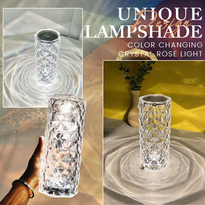 Touching Steuerung Rose Kristall Lampe